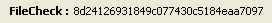 fileCheckValue